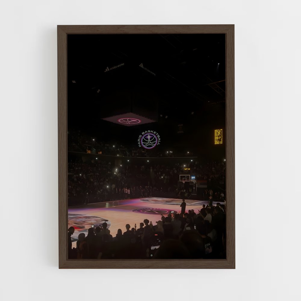 Poster Basket Parisien – affiche Basketball (vue 5)